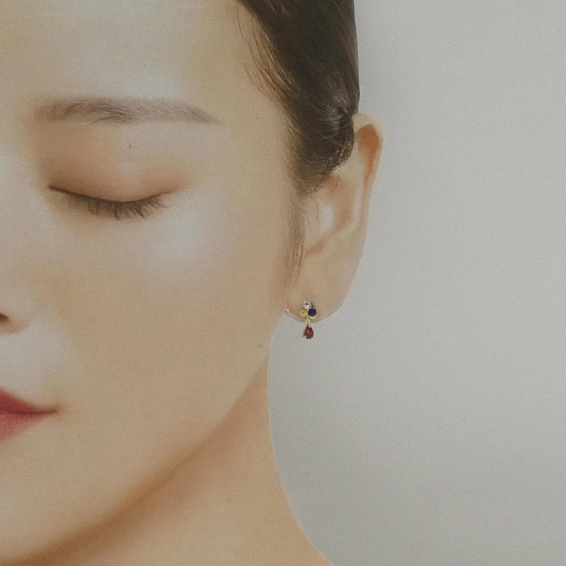 K10YG Đá màu Bông tai - Hàng hiệu Chính hãng 869186