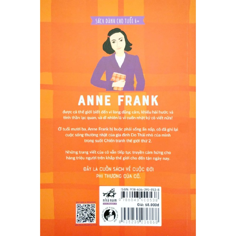 Danh Nhân Đương Đại - Cuộc Đời Phi Thường Của Anne Frank - Kate Scott, Anke Rega 142177