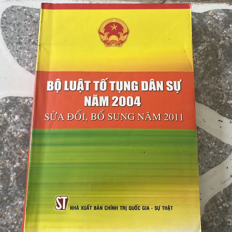 Bộ luật Tố tụng dân sự 2004 sửa đổi 2011 711318