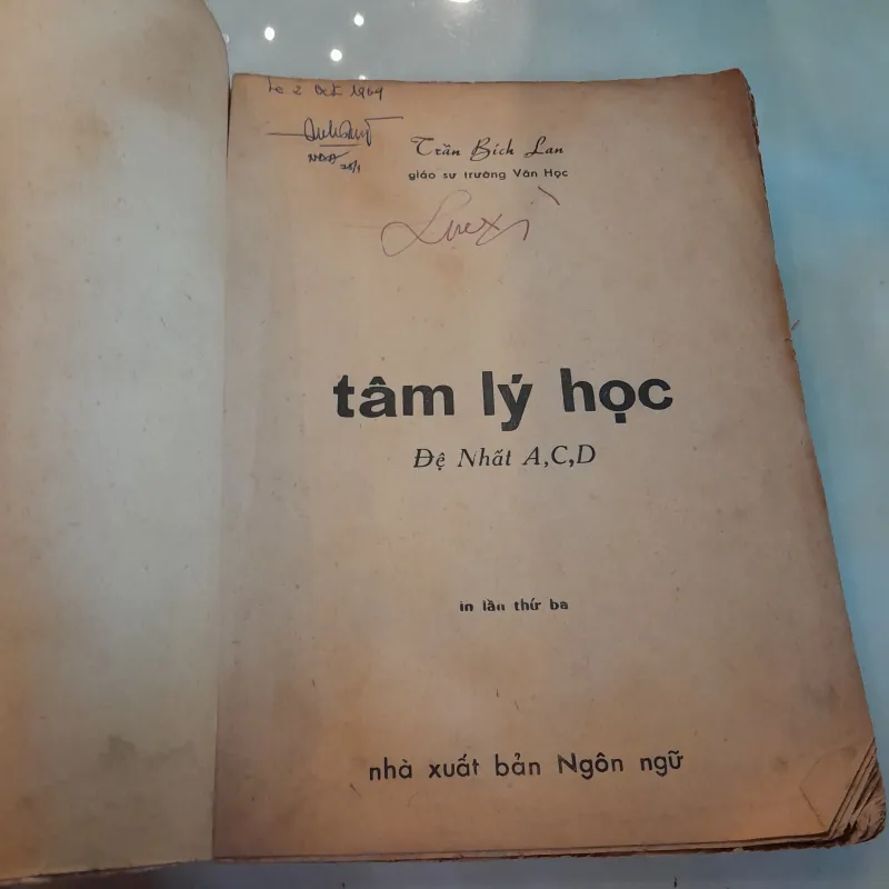 Tâm lý học - Trần Bích Lan 746627