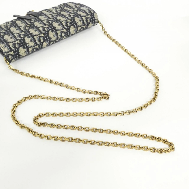 Christian Dior DIOR OBLIQUE Saddle S5614CTZQ Chain Wallet 622285