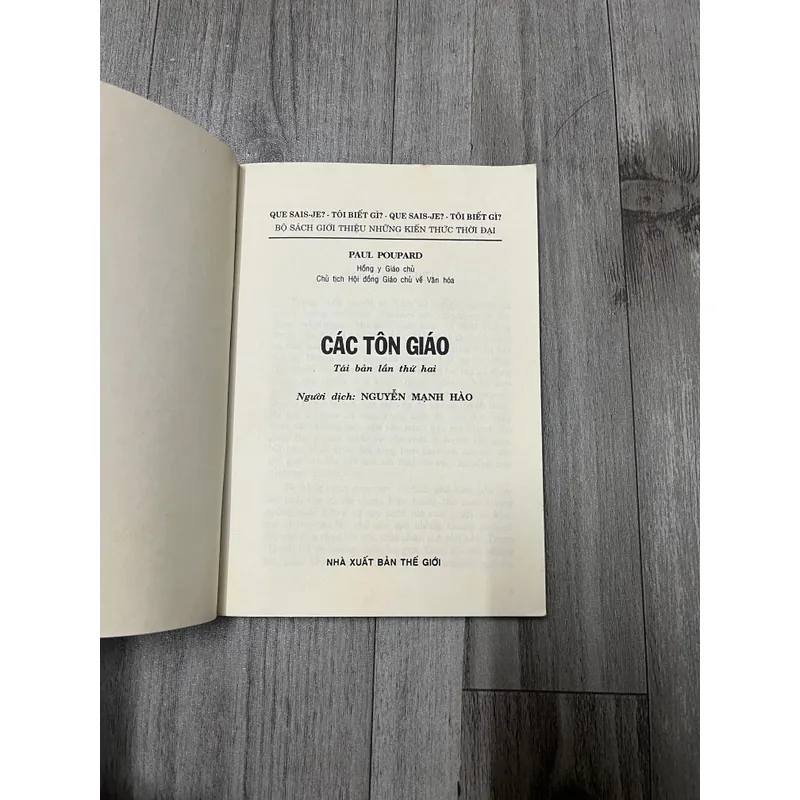 Các tôn giáo- paul poupard. 6a4 737083