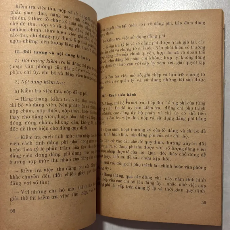 Công tác kiểm tra và vấn đề kỷ luật của Đảng - 1988s 799843