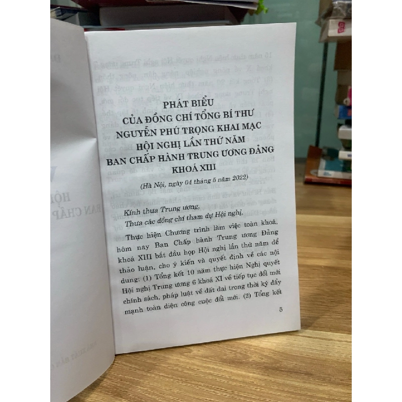 văn kiện hội nghị lần thứ 5 ban chấp hành trung ương đảng khoá 8 -ĐCS Việt nam 728003
