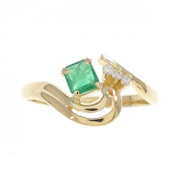 Nhẫn Emerald K18YG - Hàng hiệu Authentic 850640