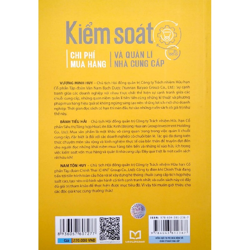 Kiểm Soát Chi Phí Mua Hàng Và Quản Lí Nhà Cung Cấp - Chu Vân 163964