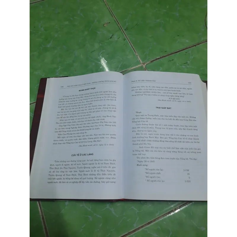 Nạn đói năm 1945 ở Việt Nam - GS Văn Tạo (Bìa cứng) 701955