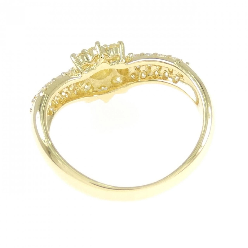 Nhẫn kim cương hoa K18YG 1.00CT 669086