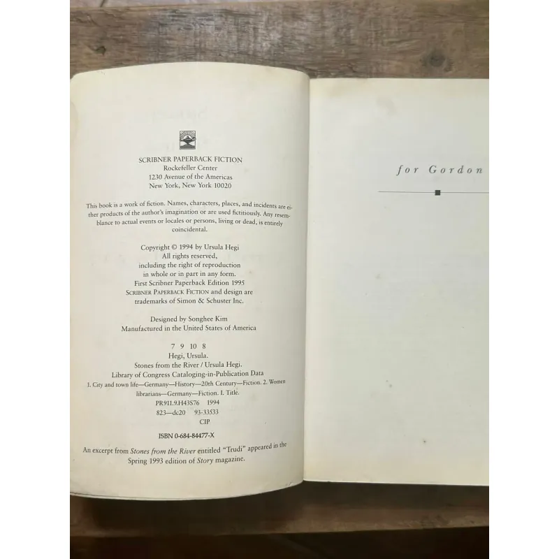 Stones from the River - Ursula Hegi 728986