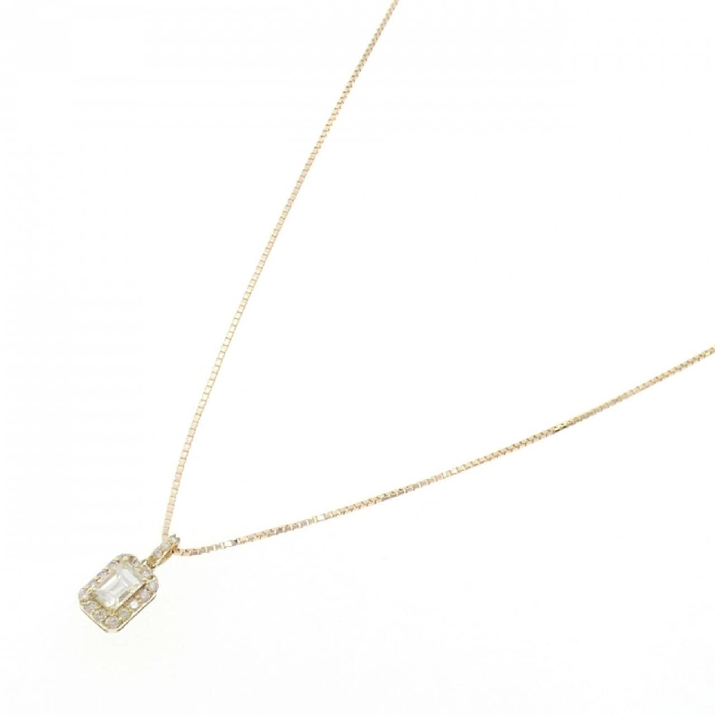 K18YG Dây chuyền kim cương 0.22CT - Hàng hiệu Chính hãng 860020