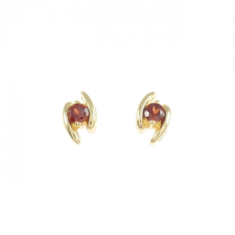 K18YG Garnet Bông Tai - Hàng hiệu Chính hãng 867750