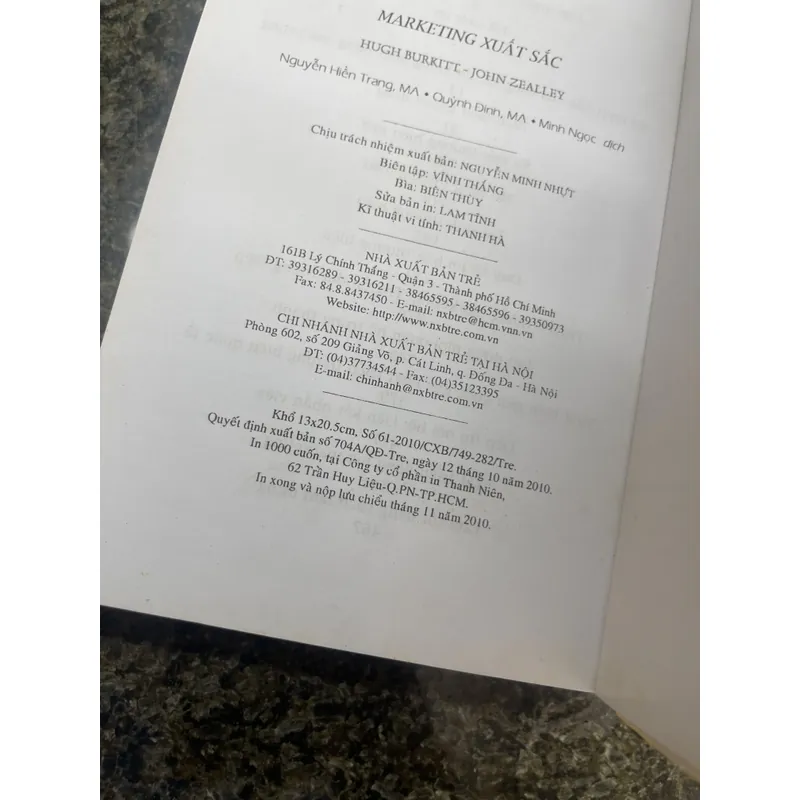 Marketing xuất sắc Hugh Burkitt John Zealley 713237