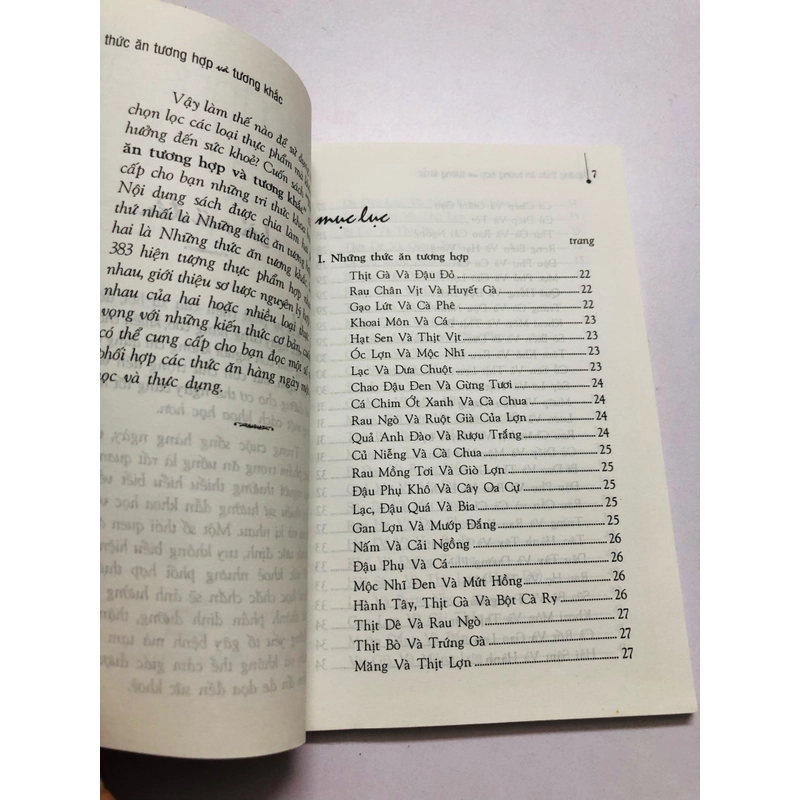 NHỮNG THỨC ĂN TƯƠNG HỢP VÀ TƯƠNG KHẮC  537256