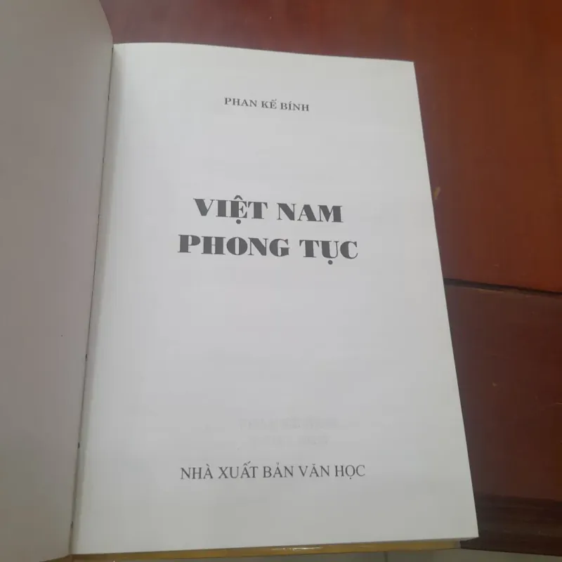 Phan Kế Bính - VIỆT NAM PHONG TỤC 778841