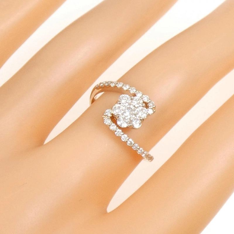 Nhẫn kim cương hoa K18PG 0.70CT - Hàng hiệu Authentic 854866