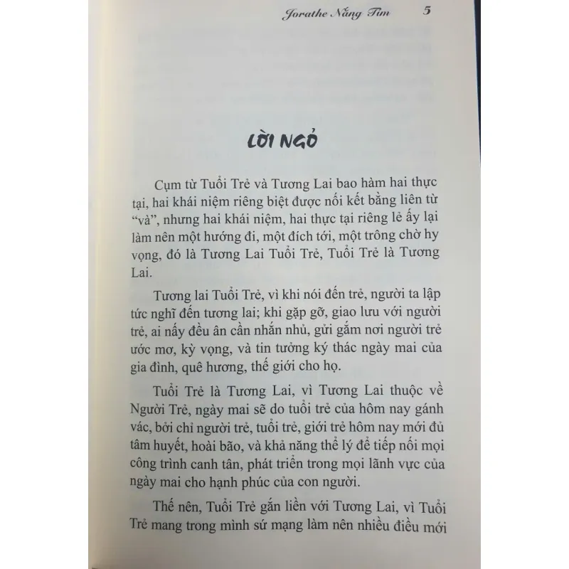 Sách Tuổi Trẻ Và Tương Lai - Jorathe Nắng Tím 1026232