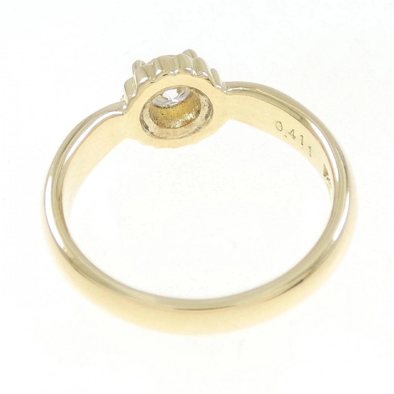 Nhẫn kim cương Solitaire K18YG 0.411CT 673387