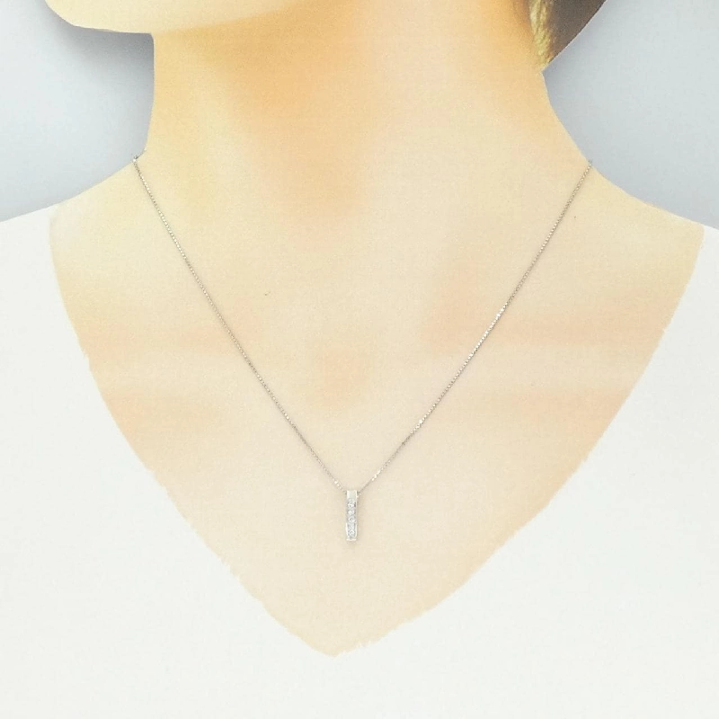 Dây chuyền kim cương 0.07CT - Hàng hiệu Authentic 843077