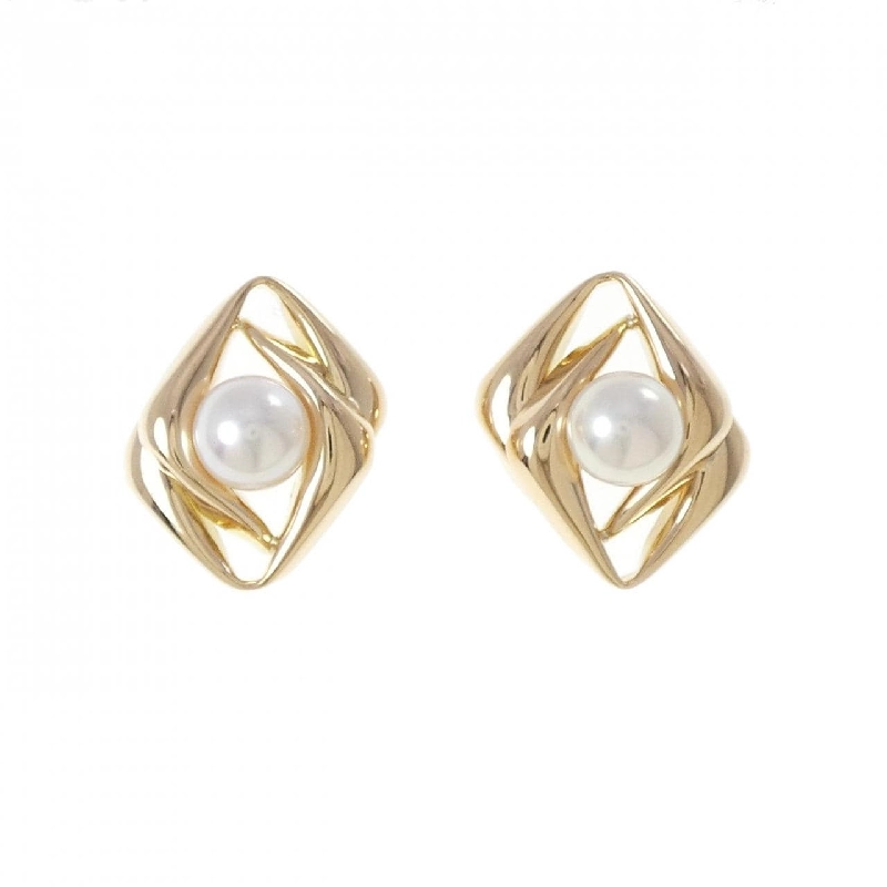 K18YG Bông tai ngọc trai Akoya 7.2mm - Hàng hiệu Chính hãng 866037