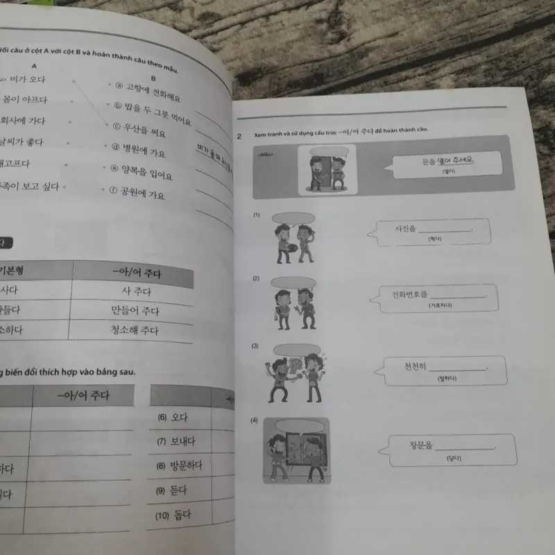 Tiếng Hàn Tổng hợp cho người Việt- Sơ cấp 2 và Bài tập2. Tg Cho Hang Rok... 763695