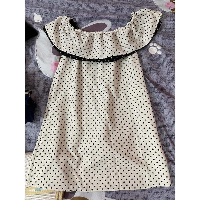 Váy zara trễ vai sz s aut  142819