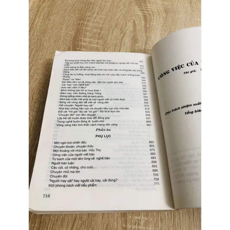 CÔNG VIỆC CỦA NGƯỜI VIẾT BÁO ( Hữu Thọ) 970476