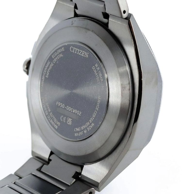 Đồng hồ GPS sóng điện từ Citizen Attesa Satellite Wave F950-00CW902/CC4105-69E TI Solar Quartz - Hàng hiệu Chính hãng 883246