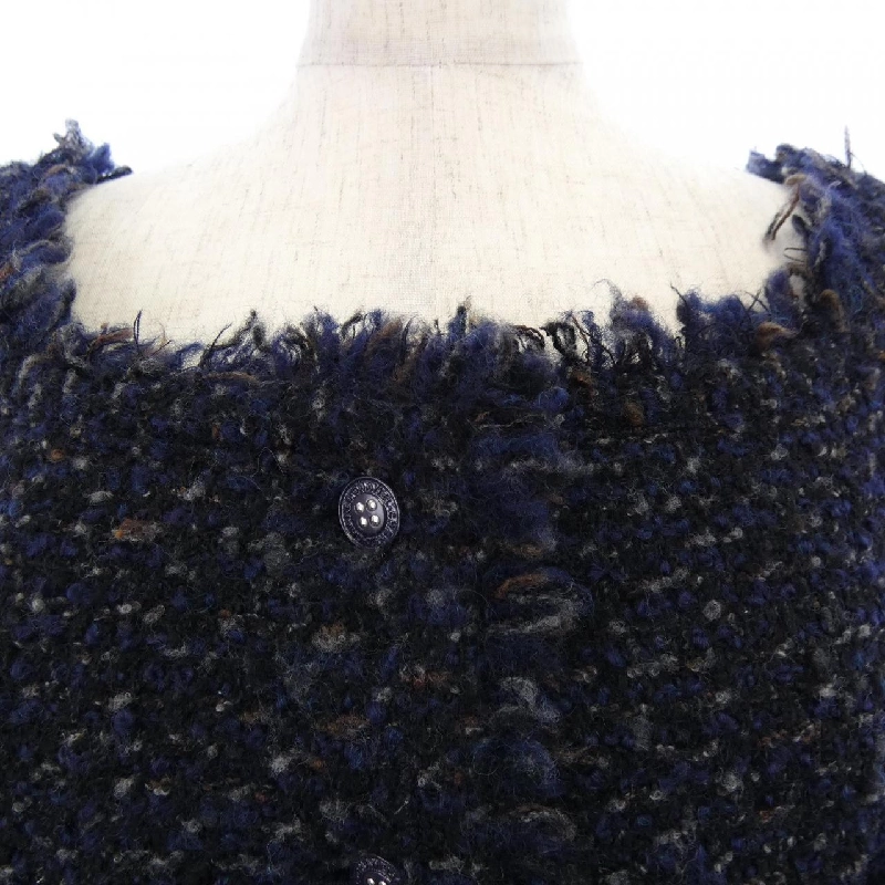 Jacket không cổ CHANEL P19972V11631 02A - Hàng hiệu Authentic 822179