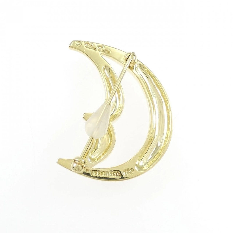 Brooch mặt trăng 750YG Tiffany 666850