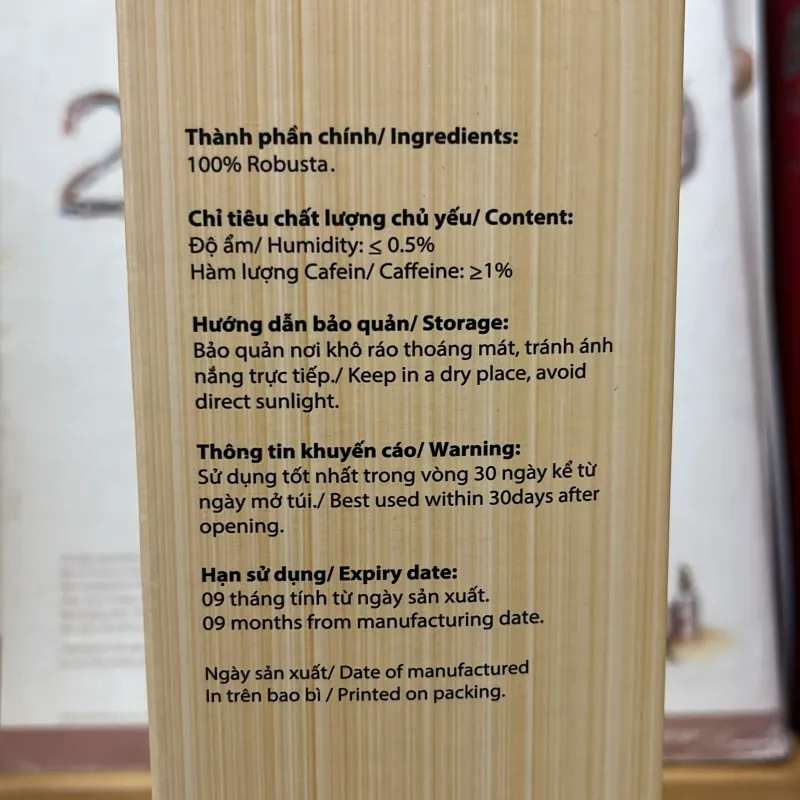 Cà phê High class rang mộc 792505