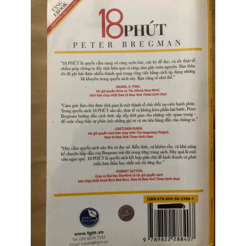 Sách 18 Phút - Xác định mục tiêu, làm chủ sự phân tâm, gặt hái thành quả 305476