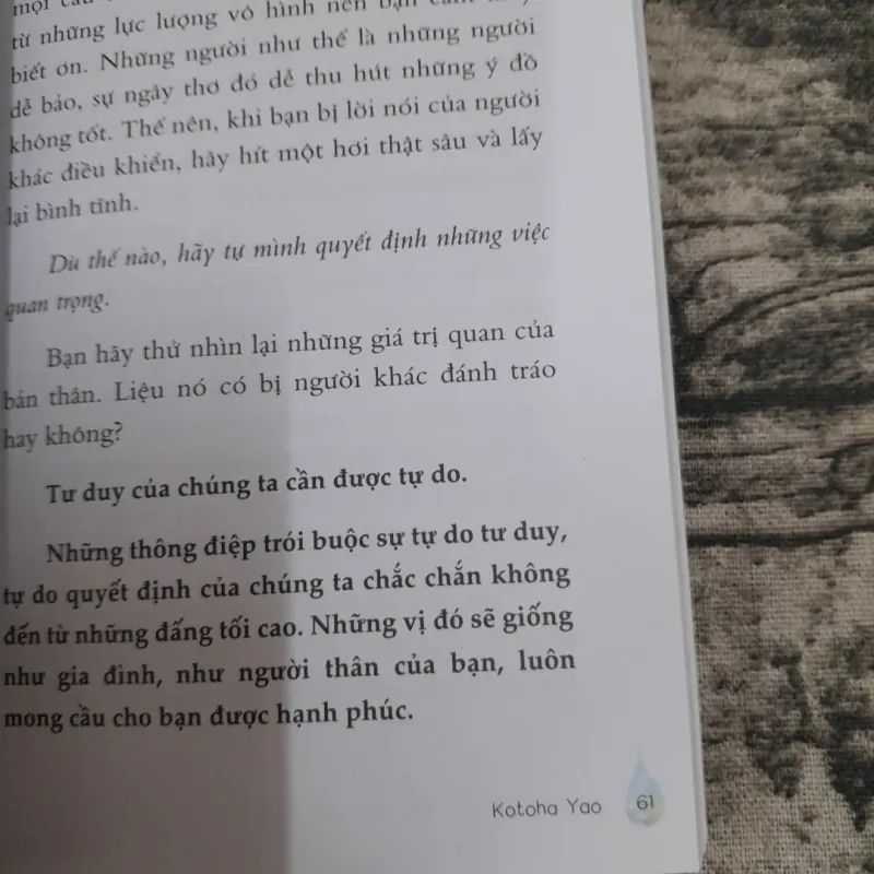 Chỉ cần bạn SỐNG TỐT, TRỜI XANH tự an bài. Tg. Kotoha Yao. 762825