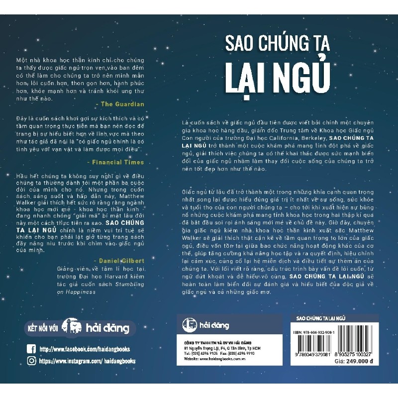 Sao Chúng Ta Lại Ngủ - Why We Sleep - Matthew Walker 186318