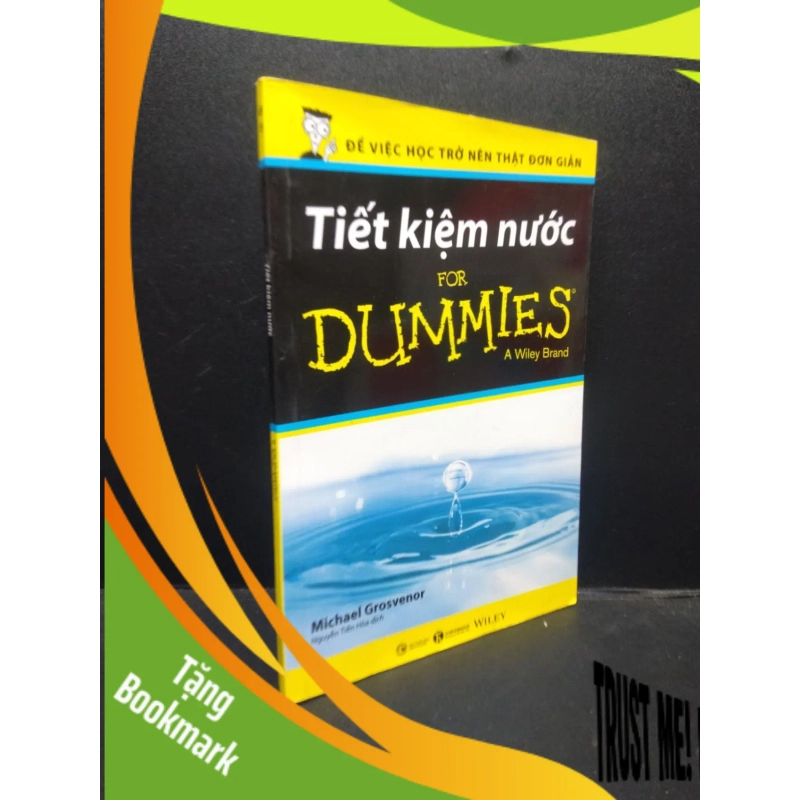 (TẶNG BOOKMARK) Tiết kiệm nước for dummies a wiley brand Michael Grosvenor 2022 mới 95% RBK.ASB0309 953842
