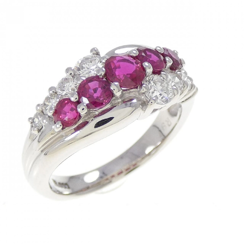 Nhẫn Ruby PT900 0.97CT - Hàng hiệu Chính hãng 853531