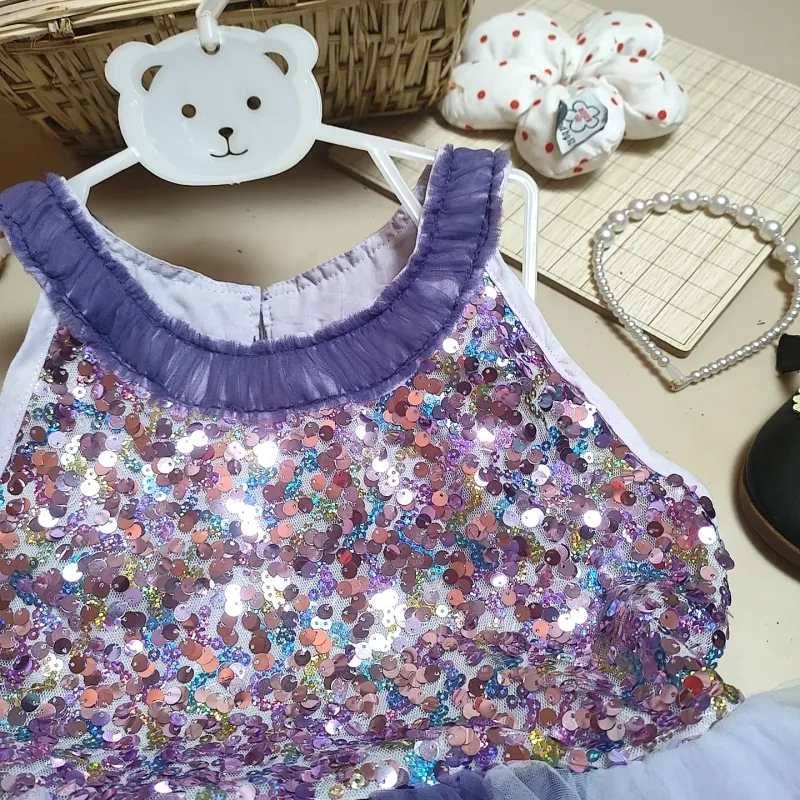 Váy công chúa size 140 24-26kg mới ,không lỗi gì cả , chất mềm 936199