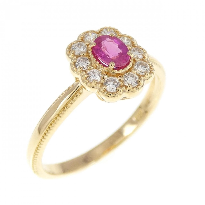 Nhẫn ruby K18YG 0.24CT 672670