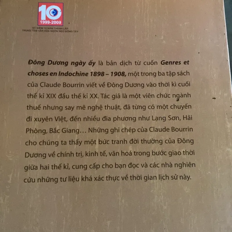 ĐÔNG DƯƠNG NGÀY ẤY 1898-1908 (XB 2009) 969908