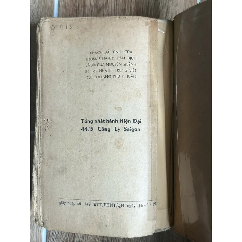 Khách Đa Tình - Thomas Hardy (2 Tập) (Sách Trước 75) 738039