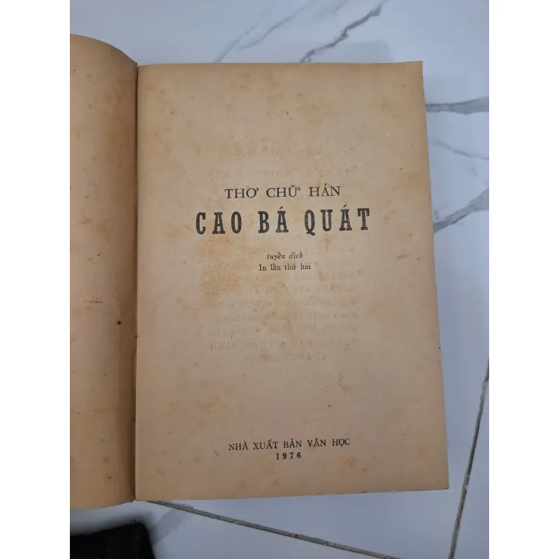Thơ Chữ Hán Cao Bá Quát - Cao Bá Quát (Nhà xuất bản Văn học) - Văn học / Thơ ca 796870