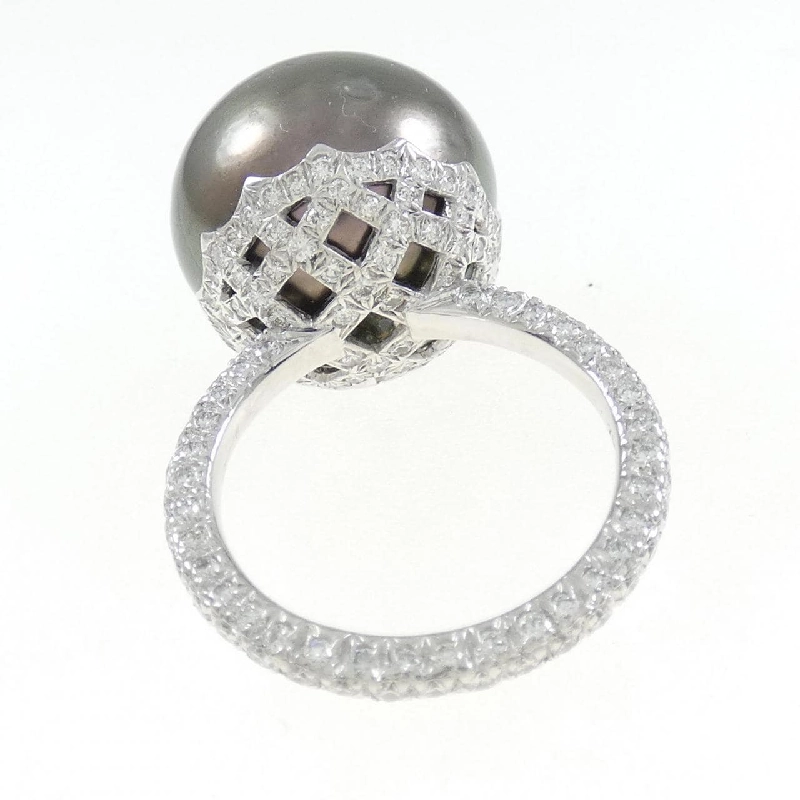 Nhẫn ngọc trai đen 750WG 16.2mm 672557