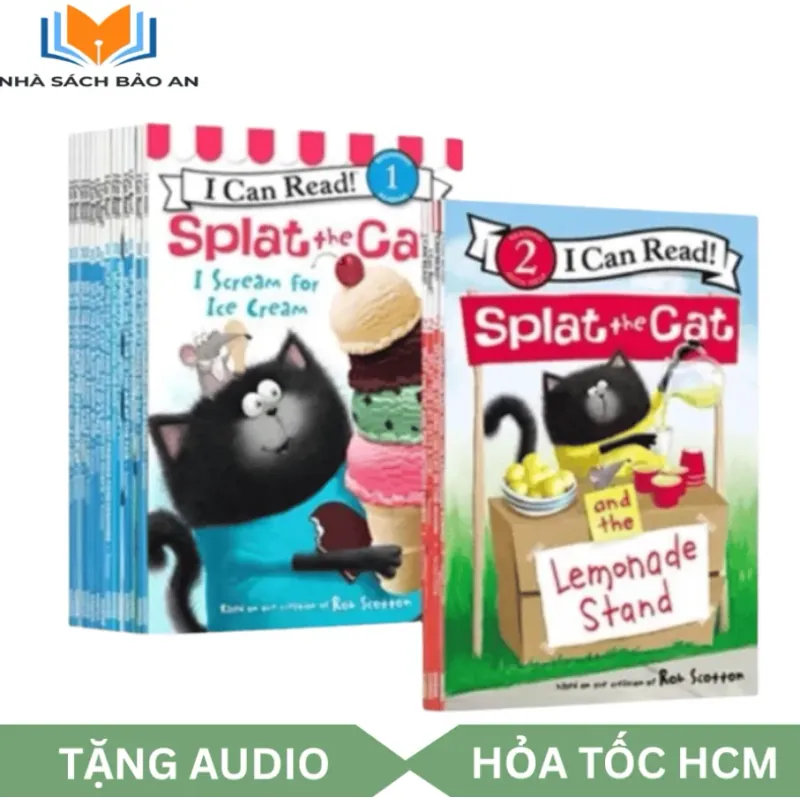 Sách - I can read Splat the cat 20 cuốn kèm audio 956915