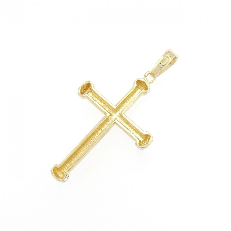 K18YG/K18WG Mặt dây chuyền hình chữ thập - Hàng hiệu Chính hãng 870523