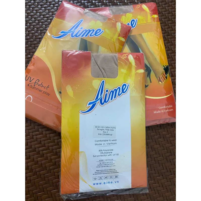 Quần tất chống nắng xỏ ngón mầu da,còn mới, thườn hiệu AIME Việt Nam 644597