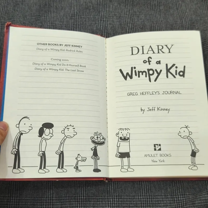 (Hardback) Diary of a Wimpy Kid - Book 1 - Jeff Kinney  1036162
