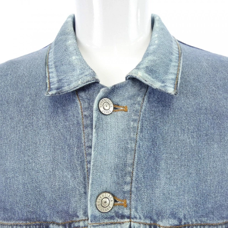 BALENCIAGA 714044 TNVA4 UNISEX Áo khoác denim - Hàng hiệu Chính hãng 902347