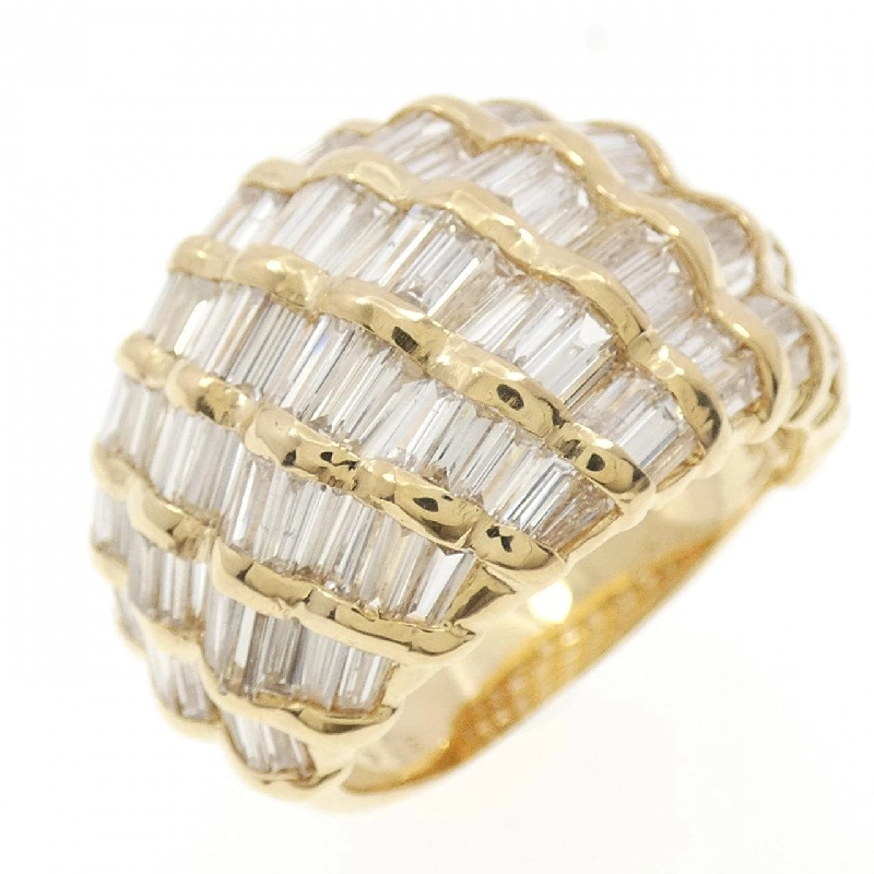 Nhẫn kim cương K18YG 3.04CT - Hàng hiệu Authentic 853772