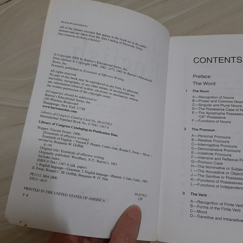 ESSENTIALS OF ENGLISH 329894