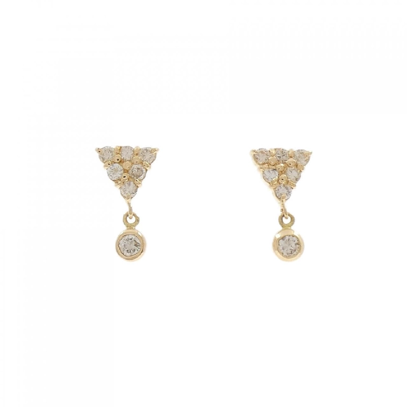 K18YG Bông tai kim cương 0.46CT - Hàng hiệu Chính hãng 868355