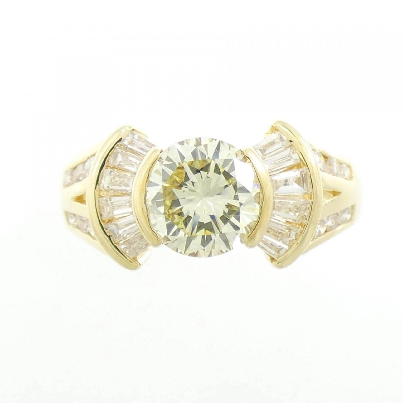 Nhẫn kim cương K18YG 1.066CT - Hàng hiệu chính hãng 856038